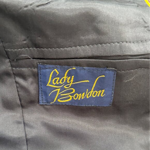 Vtg Harris Tweed Blazer Handwoven Scottish Wool Jacket Marron Blue Womens Size 4 - Picture 5 of 7